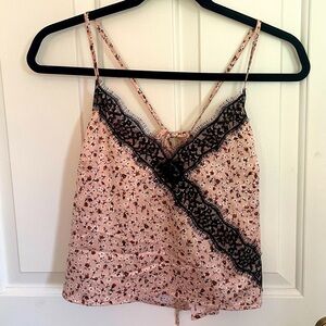 NWT Lace satin cami tank